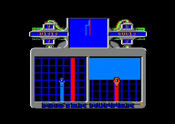 Raster Runner (UK) (1990) screen shot game playing